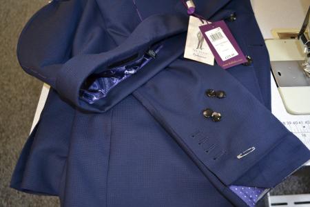 Men's suit alterations