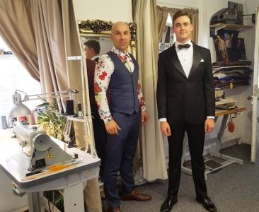 Suit tailored at our shop